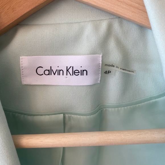 Calvin Klein Pants Suit with Blazer Mint Green - Picture 6 of 11